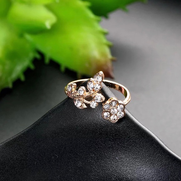 My Added Sparkle Jewelry - 3/$30 Crystal Flower Ring